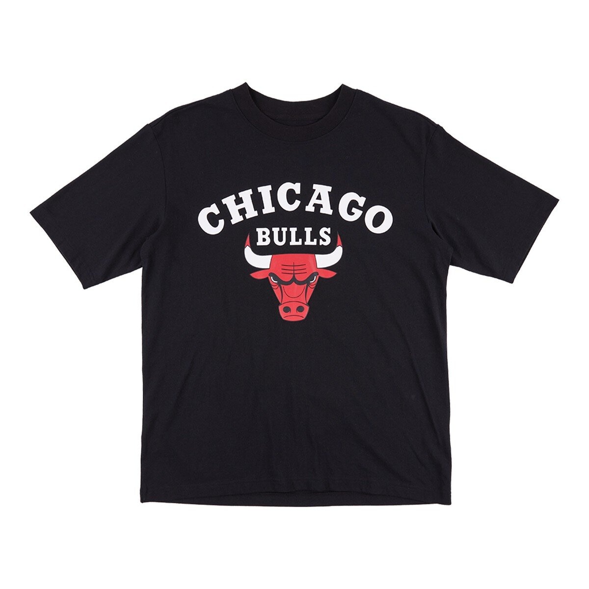 NBA 男球隊寬版上衣 公牛隊 黑色 M