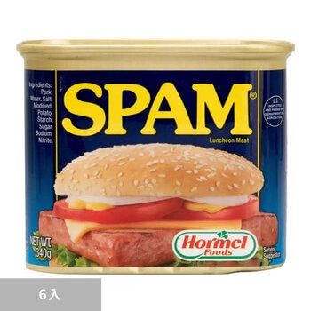Spam 好味餐肉罐頭 340公克 X 6入