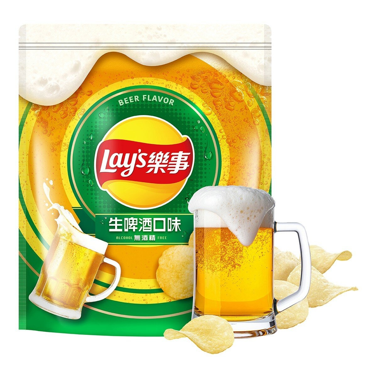 樂事 生啤酒口味洋芋片 580公克