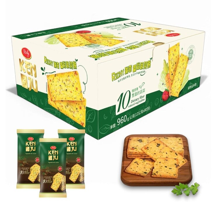 Richy 瑞奇 富裕蔬菜餅 960公克