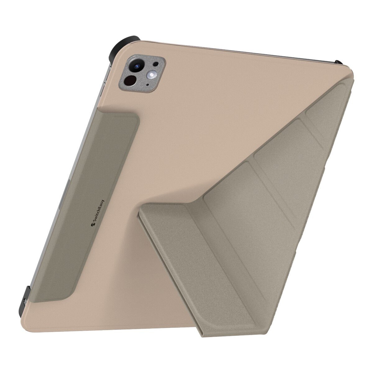 SwitchEasy Origami 全方位多角度支架保護套 iPad Pro 11吋 2024 M4 粉沙色