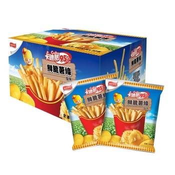 Cadina95℃ French Crispy Fries 60G X 10PK Cadina95℃ French Crispy Fries 60G X 10PK