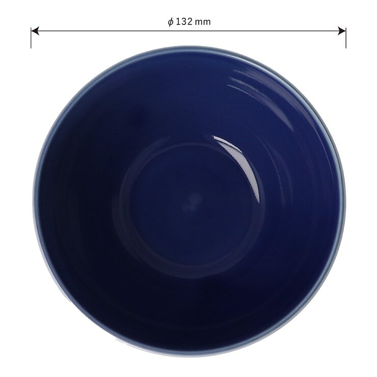 Minoyaki 日本製美濃燒飯碗 4件組 藍色