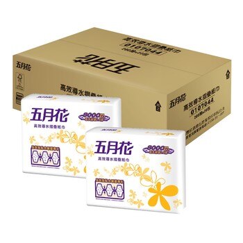 五月花 摺疊擦手紙 200抽 X 20包/組 五月花 摺疊擦手紙 200抽 X 20包/組