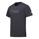 Asics 男短袖運動上衣 深灰 Asics 男短袖運動上衣 深灰