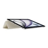 MAGEASY Facet 全方位支架透明背蓋保護套 適用於 2024 iPad Air 13吋 2025 M3 / 2024 M2 星光白
