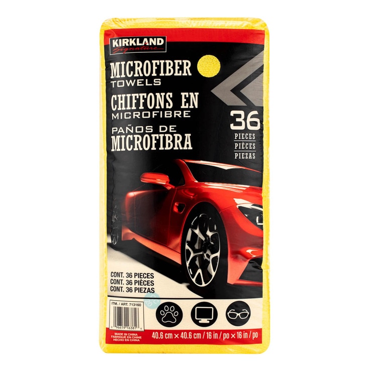 科克蘭 超細纖維擦拭布 36入