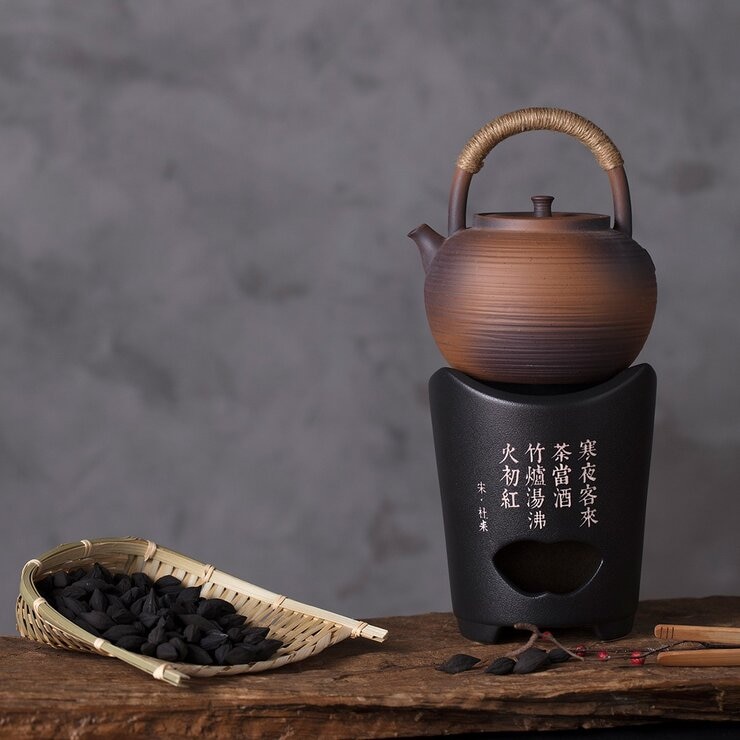 陸寶 提樑燒水砂銚 900毫升 沙礫色