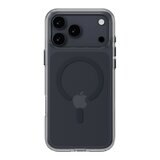 MAGEASY Bright M 不發黃軍規磁吸透明殼 iPhone 17 Pro Max(午夜磁圈) + 鏡頭保護貼Lenz(午夜) + Vetro 9H 鋼化玻璃保護膜