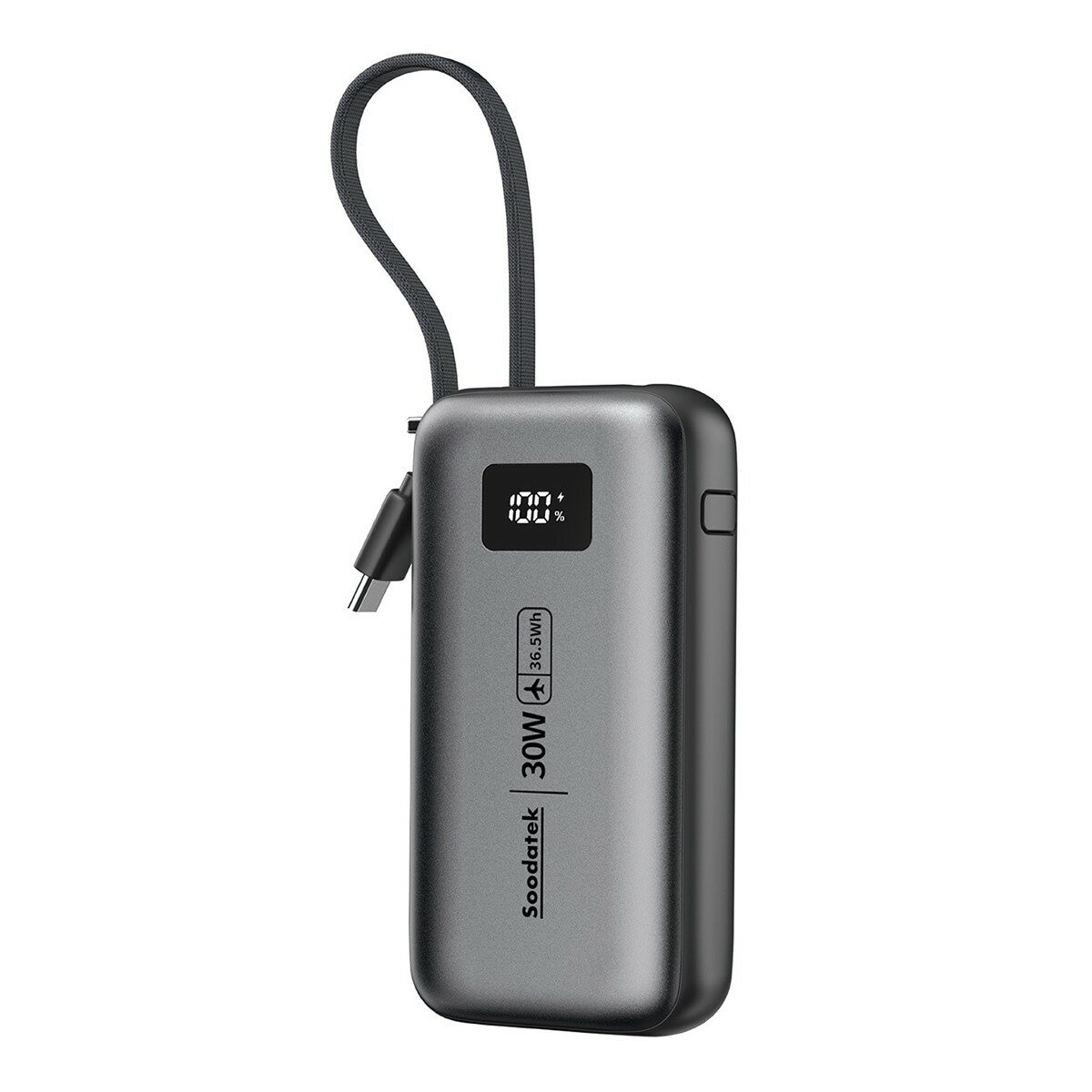 Soodatek PD30W 10000mAh 行動電源 (帶USB-C充電線)