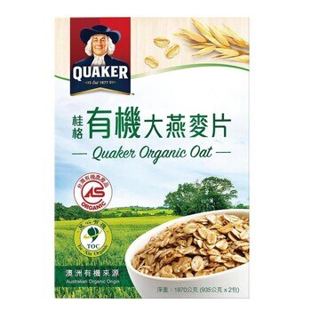 桂格 有機大燕麥片 935公克 X 2入 桂格 有機大燕麥片 935公克 X 2入