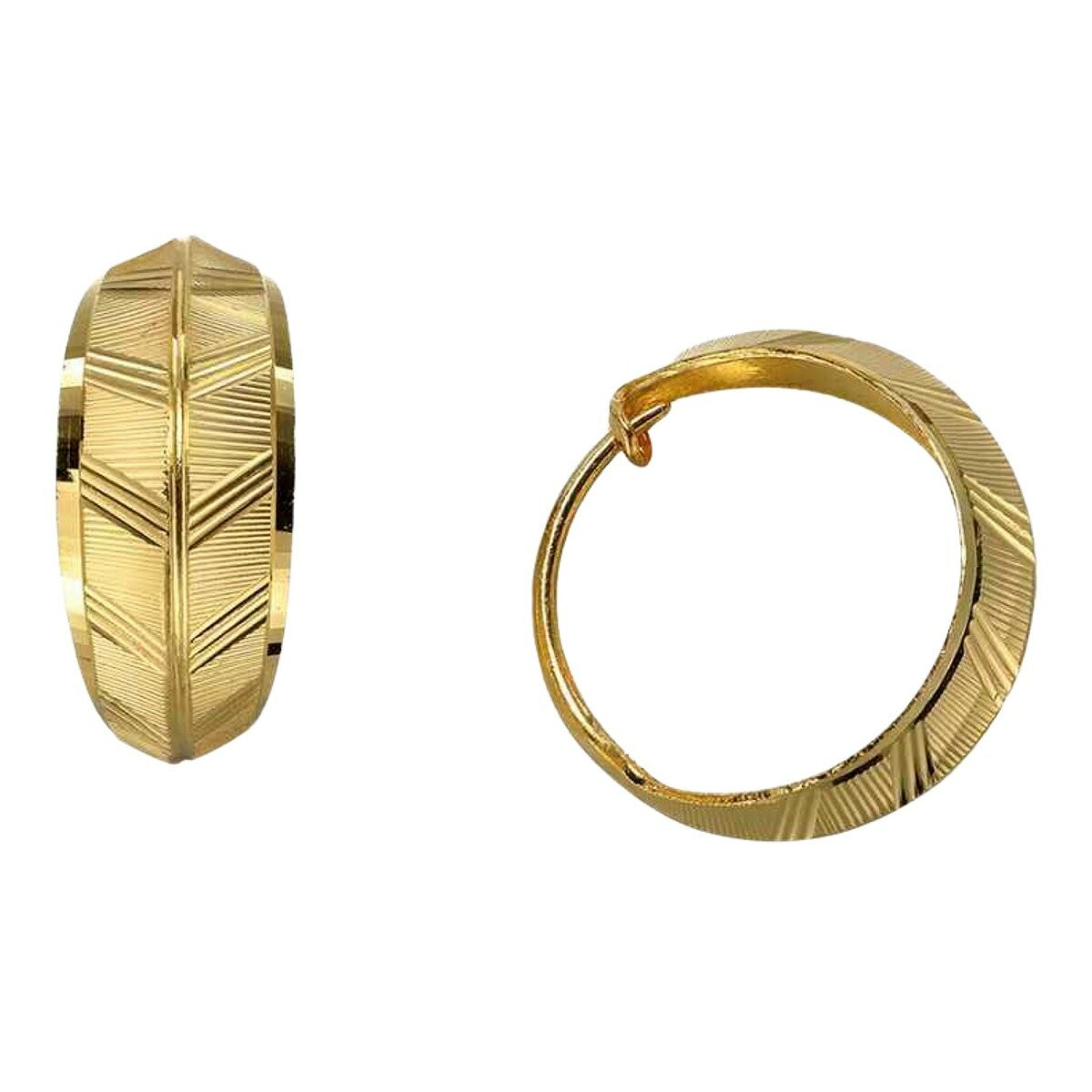 24K黃金耳環 蘋果 133厘