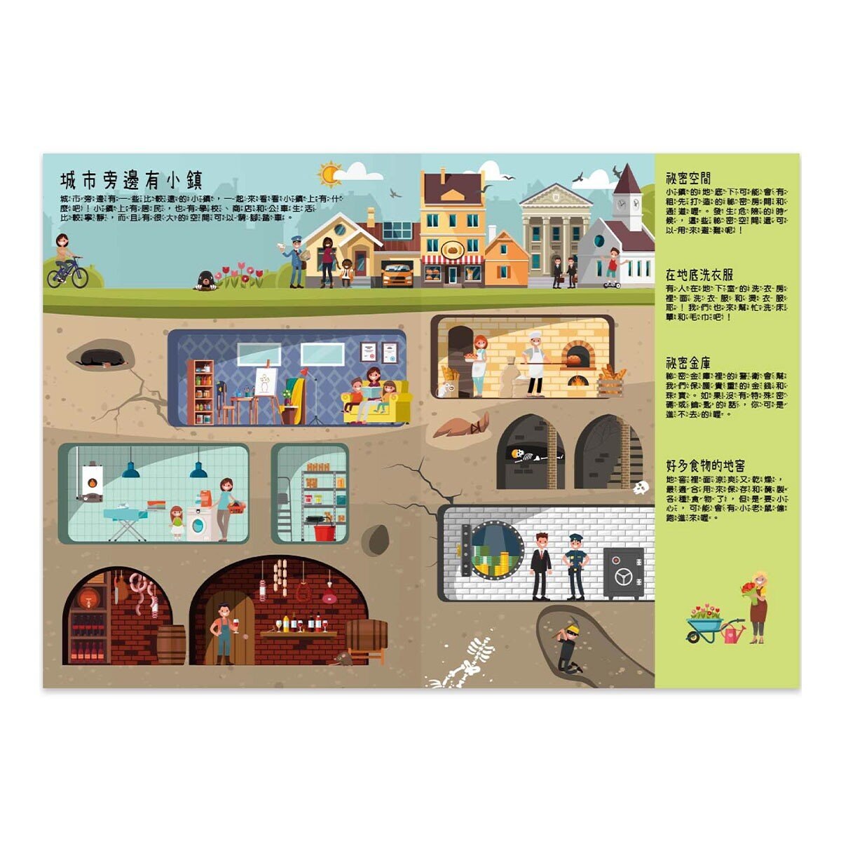 地上下的立體世界套書2：我們住的城市＋神祕的古文明