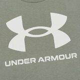 Under Armour 女短袖上衣 墨綠