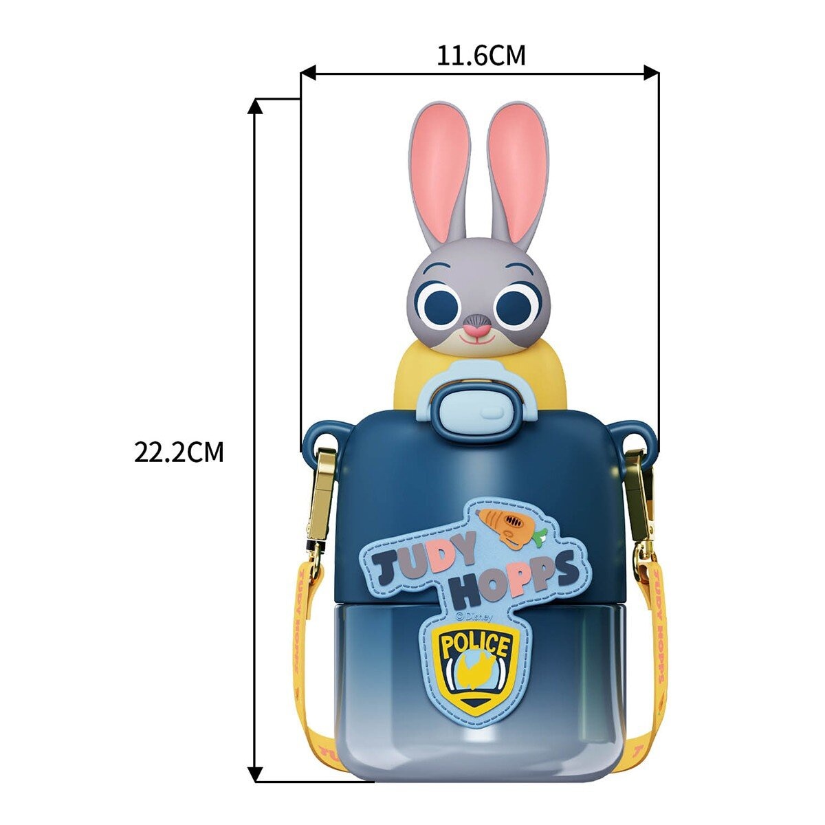 迪士尼 兒童不鏽鋼保冷保溫水壺 430毫升 哈茱蒂 迪士尼 兒童不鏽鋼保冷保溫水壺 430毫升 哈茱蒂