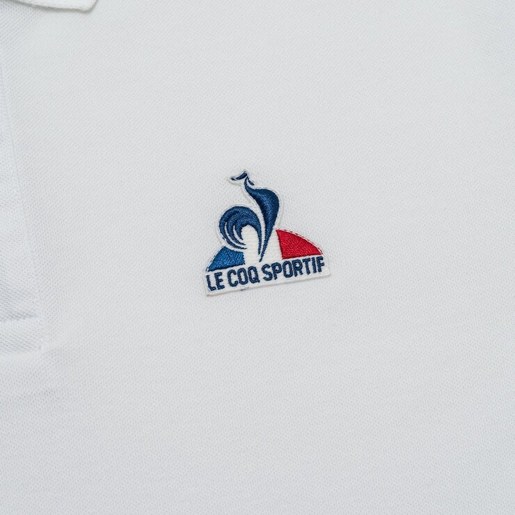 Le Coq Sportif 男短袖Polo衫 白