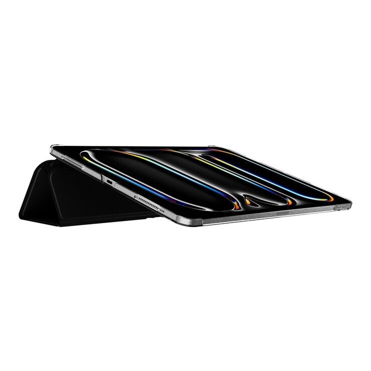 MAGEASY Facet 全方位支架透明背蓋保護套 2024 iPad Pro 13吋 黑 MAGEASY Facet 全方位支架透明背蓋保護套 2024 iPad Pro 13吋 黑
