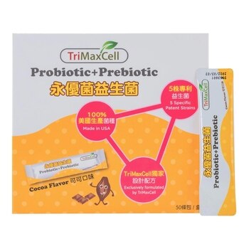 TriMaxCell永優菌益生菌 (可可口味) 2公克 X 50包 TriMaxCell永優菌益生菌 (可可口味) 2公克 X 50包