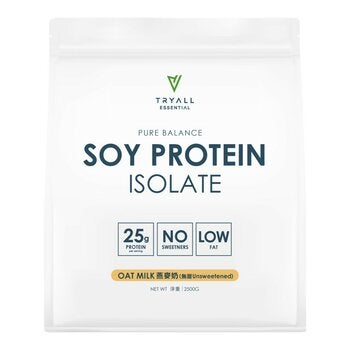 Tryall Essential 極粹大豆植物蛋白 燕麥奶風味(無糖) 2.5公斤