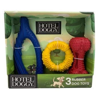 Hotel Doggy 寵物耐咬玩具 3入組