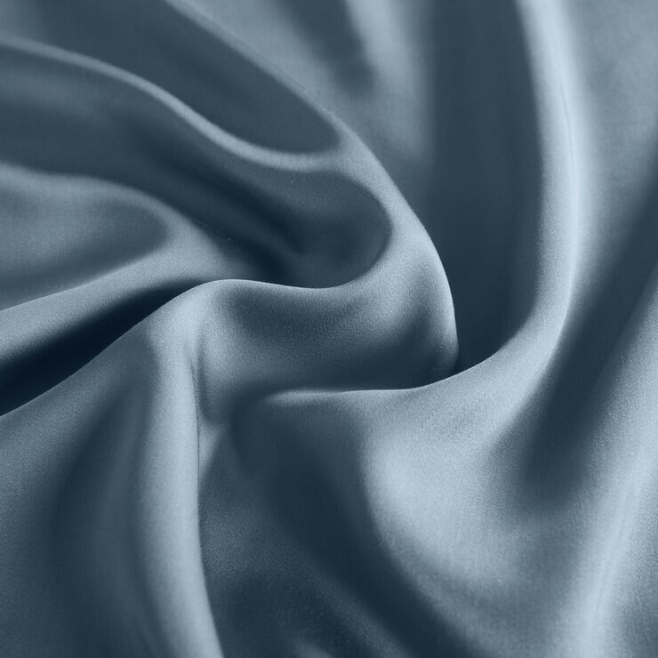 Don Home 萊賽爾素色雙人被套床包六件組 152公分 X 190公分 霧藍