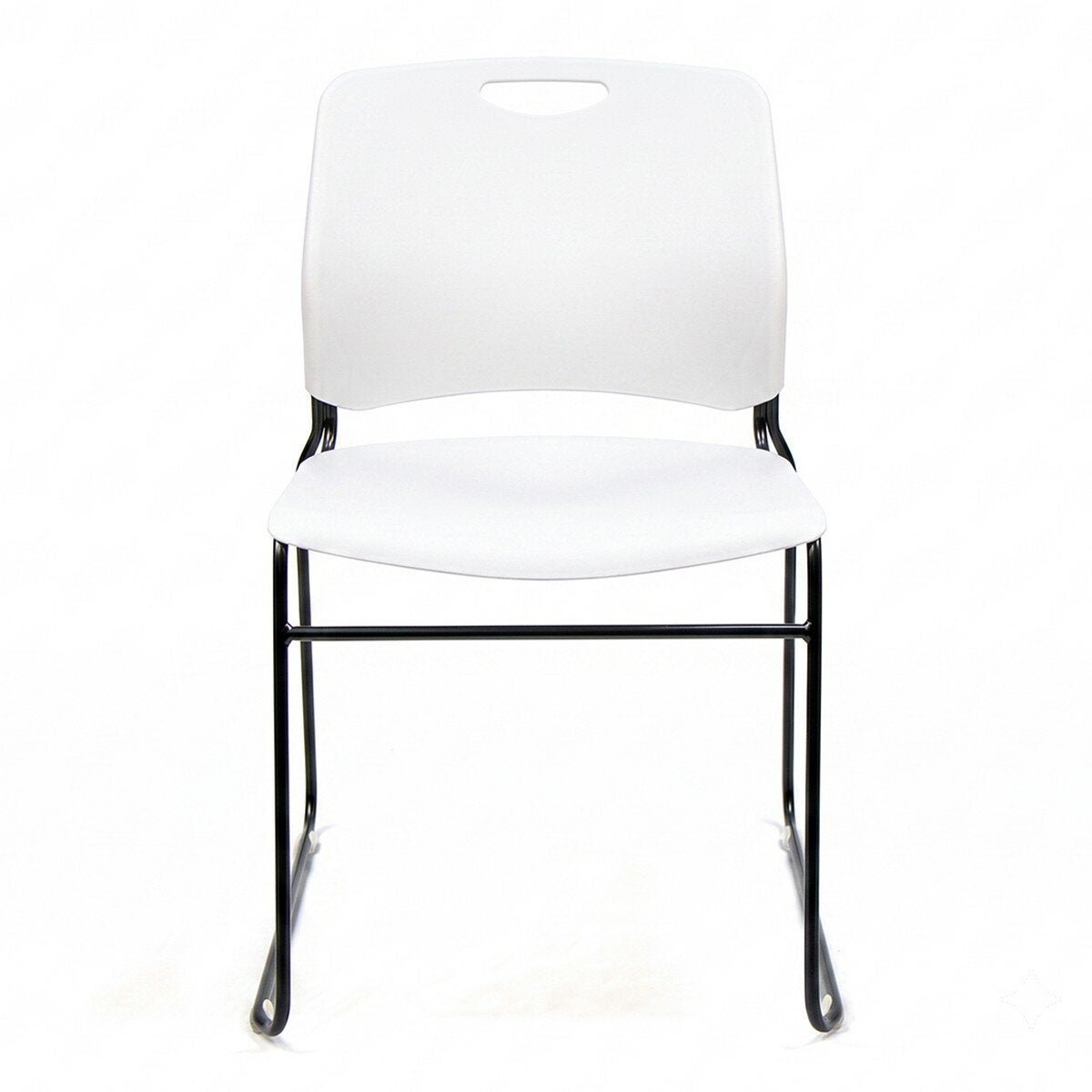 Musical Chairs Harmony 可堆疊訪客椅 2入組 白