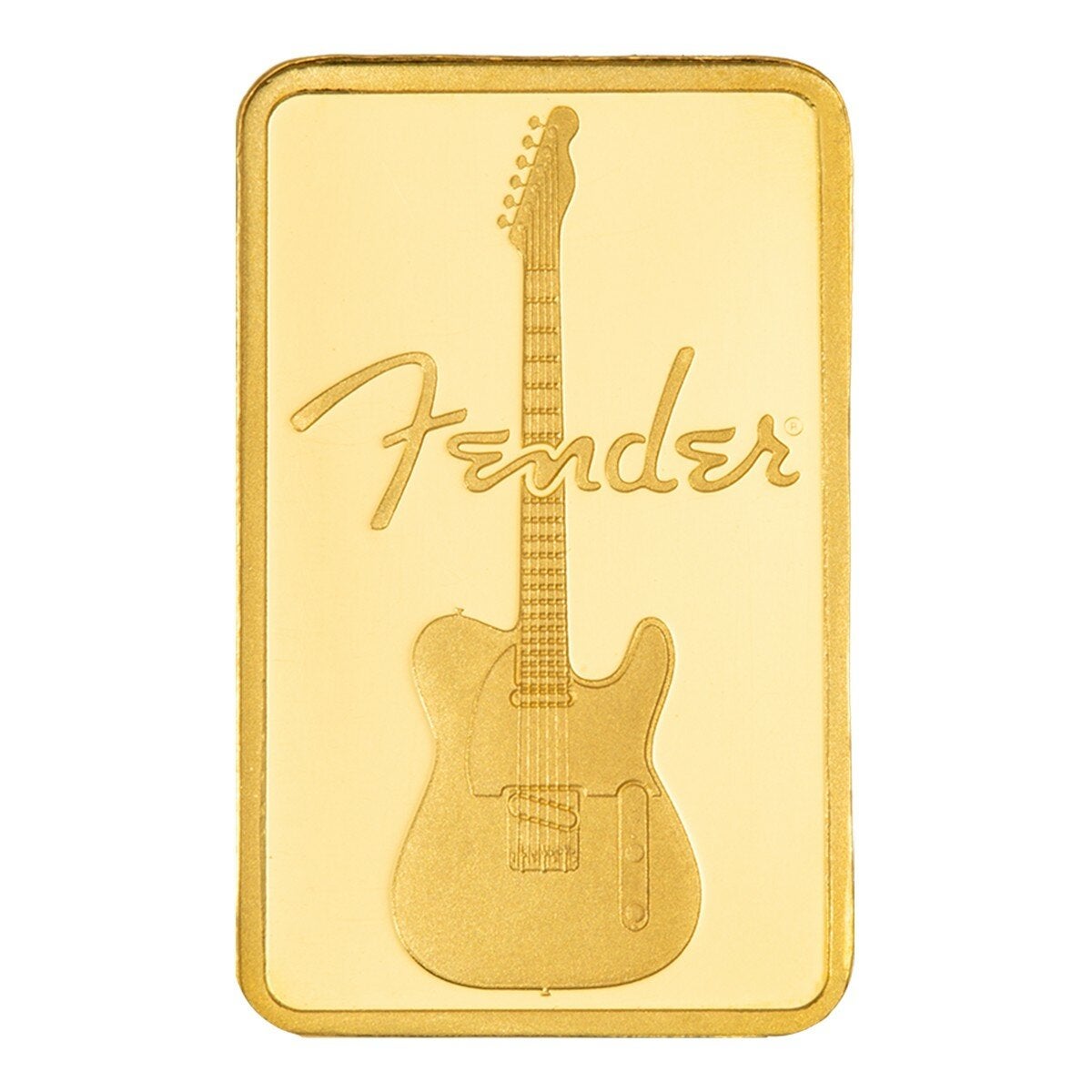 PAMP Fender 吉他 80週年紀念黃金條塊 999.9純金 1公克