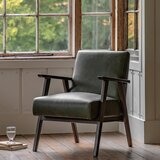 Gallery Neyland Green 牛皮躺椅