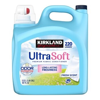 Kirkland Signature 科克蘭 清新香濃縮衣物柔軟精 5.53公升