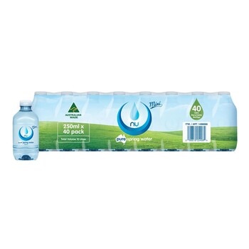 Nu-Pure Spring Water 250ml X 40 Count