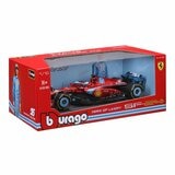 Bburago 1:18 賽車模型 Ferrari SF-24 (#16 Charles Leclerc) 邁阿密大獎賽塗裝 消光紅 / 14歲以上