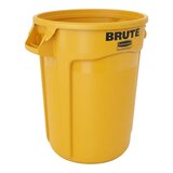 Rubbermaid Commercial Products BRUTE 加侖桶含蓋 32 加侖 黃色 Rubbermaid Commercial Products BRUTE 加侖桶含蓋 32 加侖 黃色