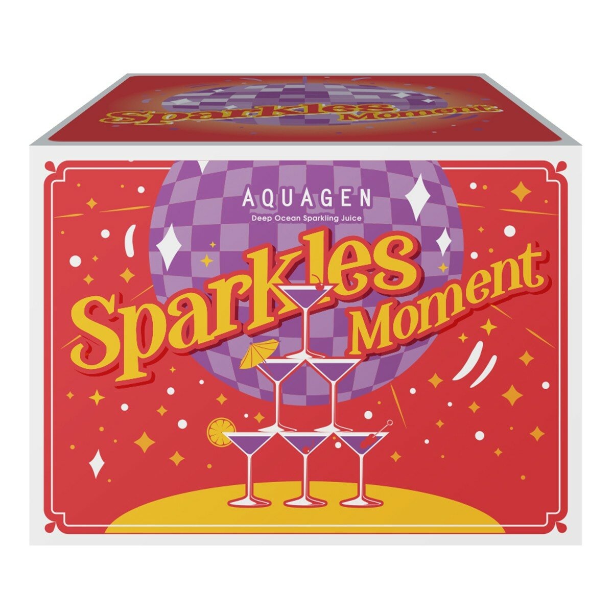 AQUAGEN 奢華果香三部曲 沁樣氣泡飲組 330毫升 X 9瓶