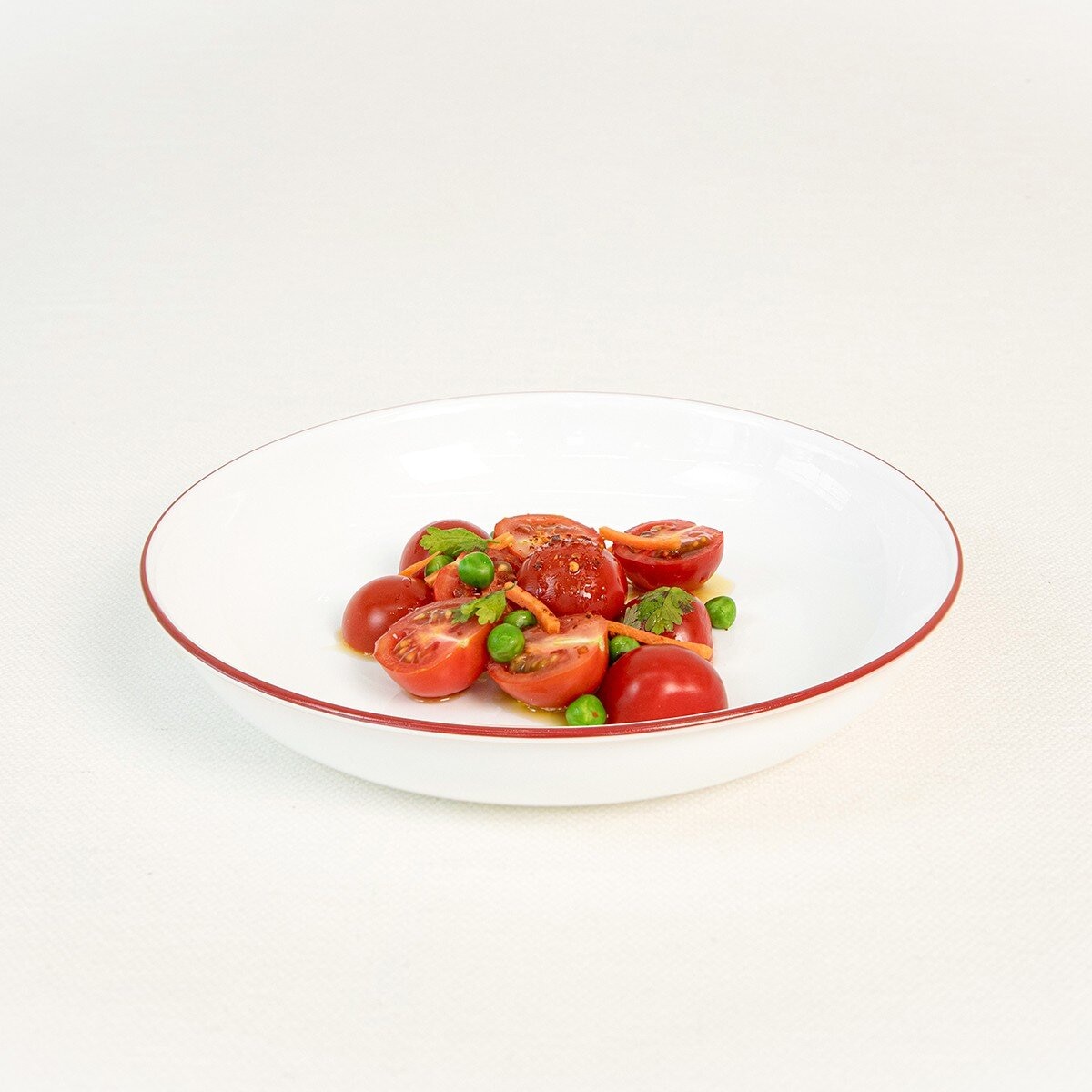 Corelle 美國製玻璃圓形餐盤 4件組