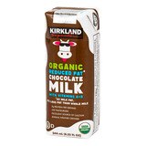 Kirkland Signature 科克蘭 有機減脂巧克力保久調味乳 244毫升 X 24入