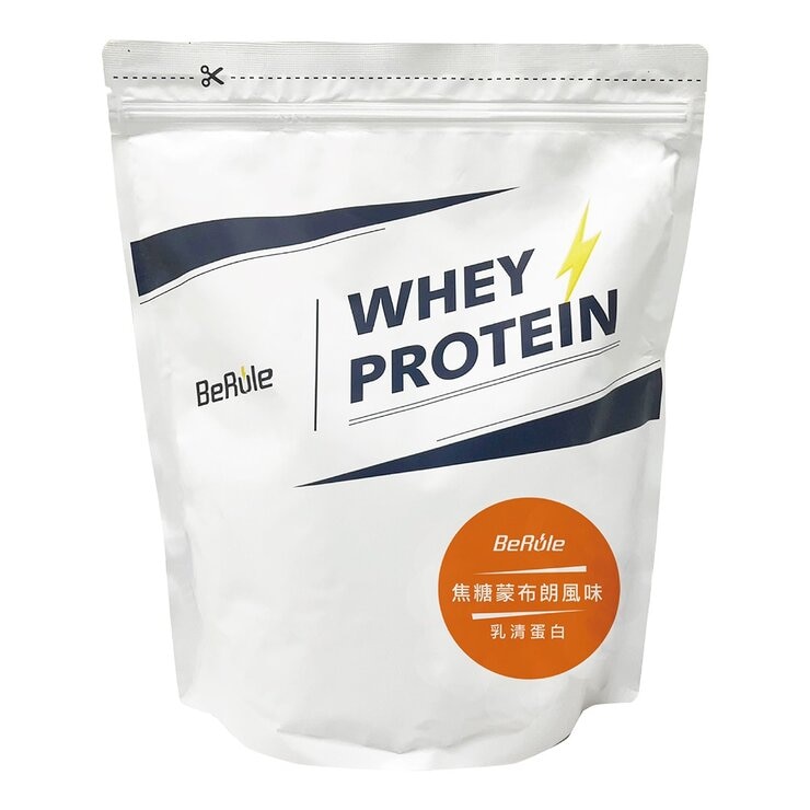 BeRule Whey Protein Powder Caramel Mont Blanc Flavor 1 kg X 2-Pack