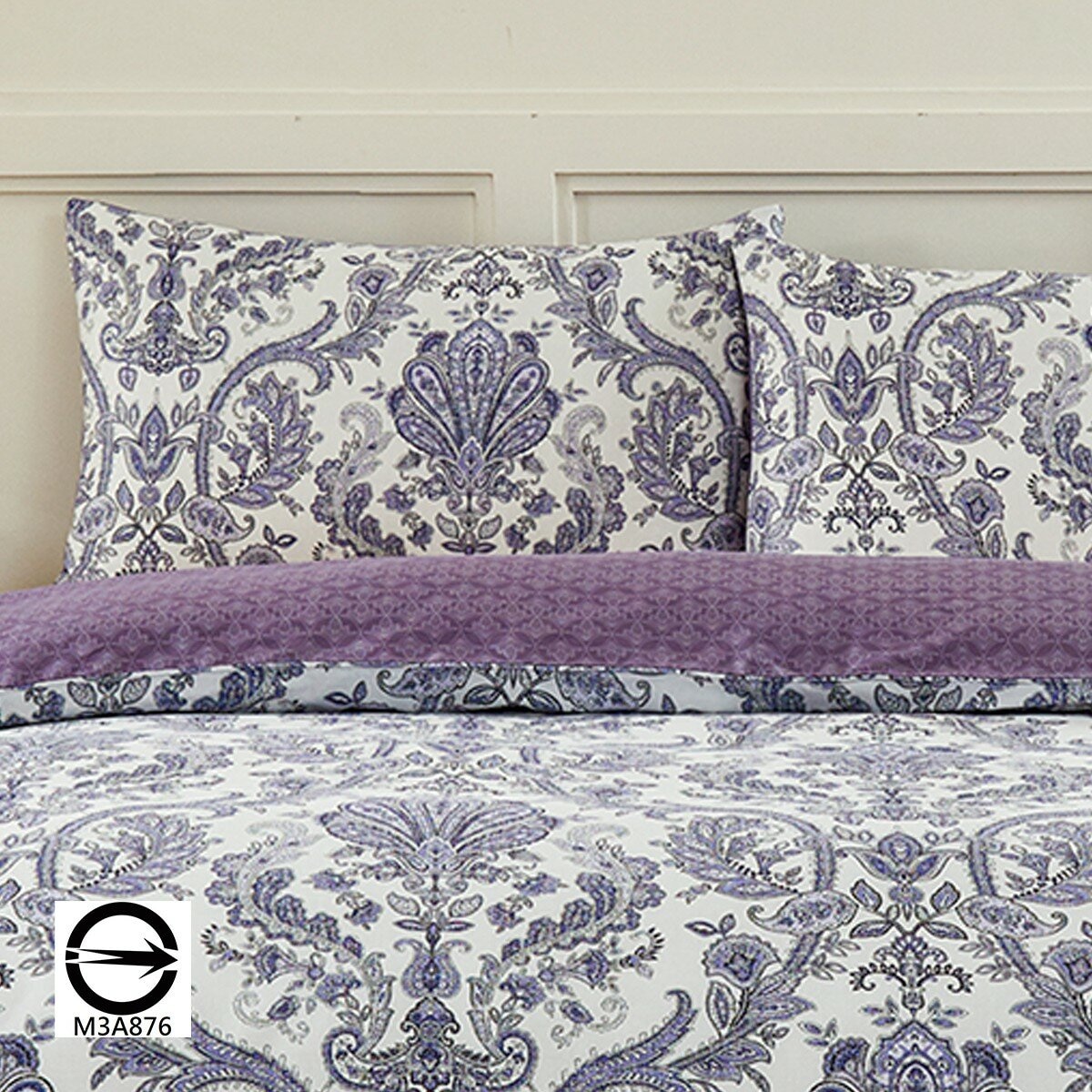 HOYACASA 300織純棉雙人加大床包兩用被套四件組 182公分 X 190公分 暮煙