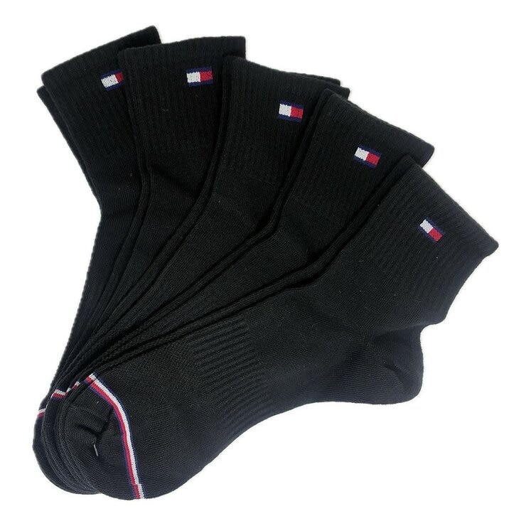 Tommy Hilfiger 男襪 5入 黑