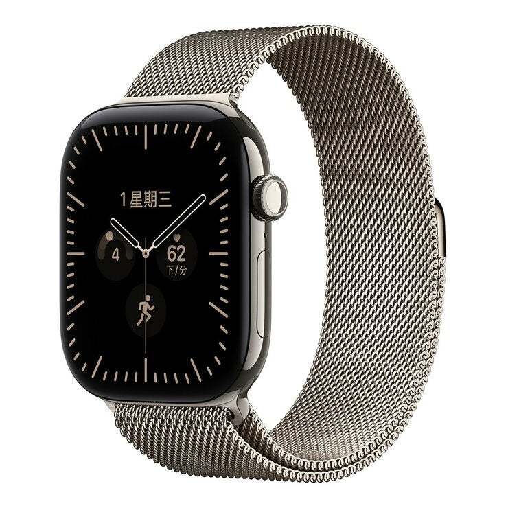 Apple Watch Series 12 (GPS + 行動網路) 46公釐 鈦金屬錶殼 米蘭式錶環 Apple Watch Series 12 (GPS + 行動網路) 46公釐 鈦金屬錶殼 米蘭式錶環