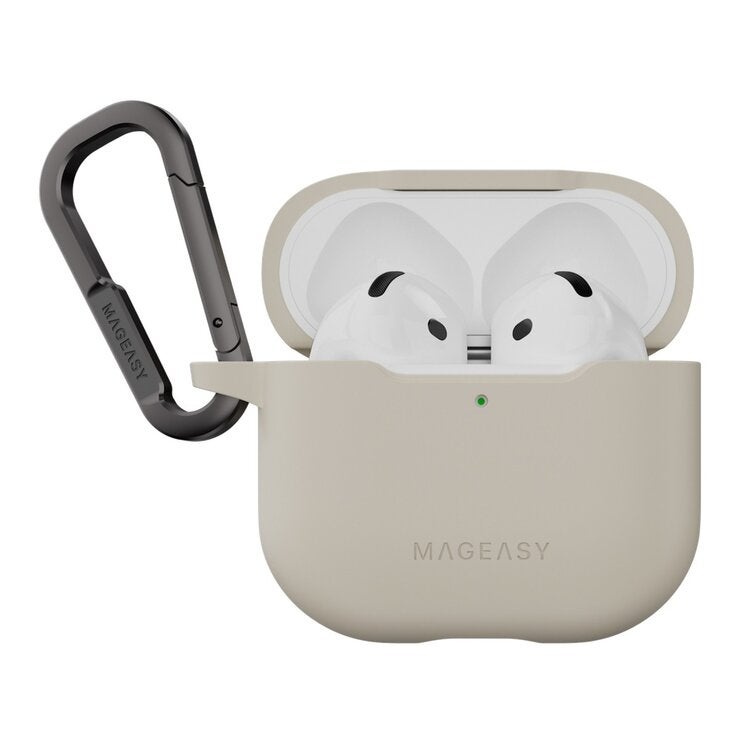 MAGEASY Skin 耳機保護殼 AirPods 4/5 星光白