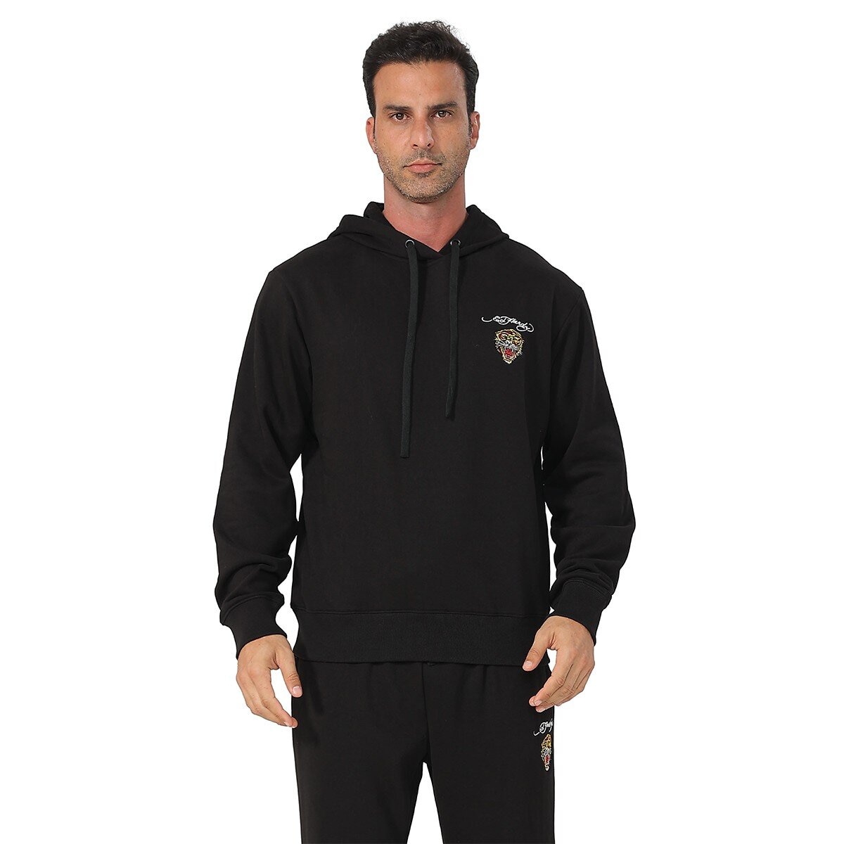 ED Hardy 男連帽上衣 黑色 M