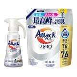 Attack ZERO 超濃縮噴槍型洗衣凝露 一般型 380公克 + 補充包 2300公克 Attack ZERO 超濃縮噴槍型洗衣凝露 一般型 380公克 + 補充包 2300公克