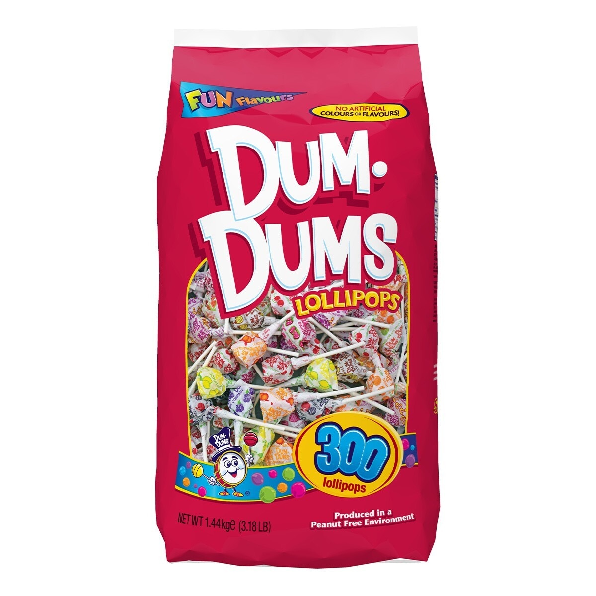 Dum Dums 綜合口味立袋棒棒糖 1.44公斤