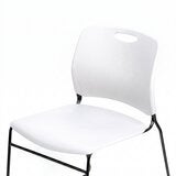 Musical Chairs Harmony 可堆疊訪客椅 2入組 白