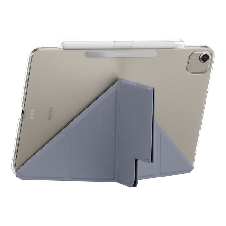 MAGEASY Facet 全方位支架透明背蓋保護套 (筆槽款) 適用於 iPad Air 10.9吋 2022 - 2020 / 11吋 M2/M3/M4 阿拉斯加藍 MAGEASY Facet 全方位支架透明背蓋保護套 (筆槽款) 適用於 iPad Air 10.9吋 2022 - 2020 / 11吋 M2/M3/M4 阿拉斯加藍