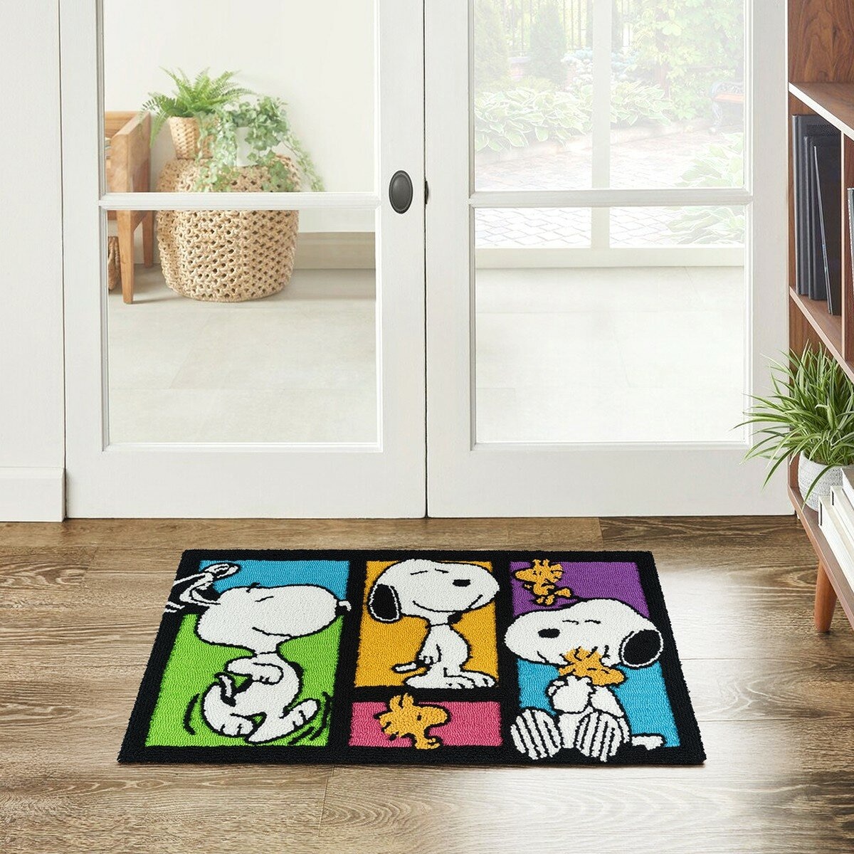 經典卡通舒適地毯 57公分 X 96公分 拼布