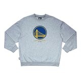 NBA 男圓領長袖上衣 灰色 金州勇士 XL