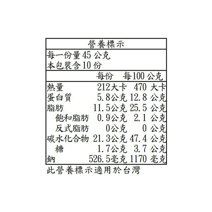Maruesu 魷魚天婦羅 45公克 X 10包