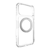 MAGEASY MagStand 360 M 磁吸旋轉支架防摔手機殼 iPhone 17 Pro Max(透明) + 鏡頭保護貼Lenz 鈦合金(午夜鈦) + Vetro 9H 鋼化玻璃保護膜