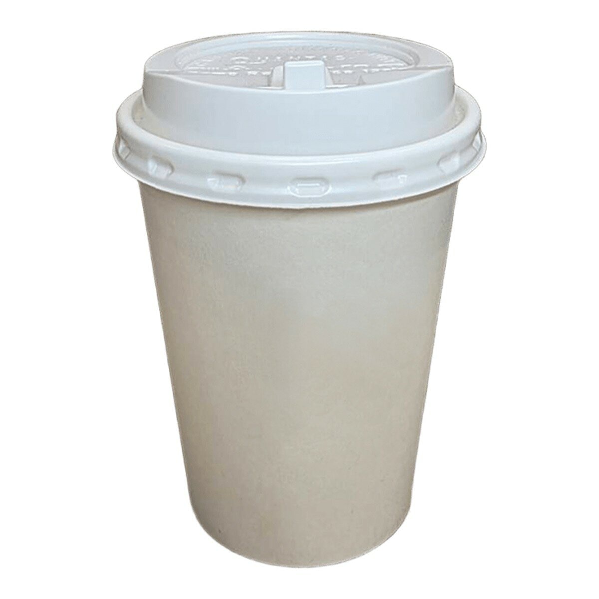 空白冷熱共用紙杯 236毫升 X 1000入 + 熱杯蓋 (白) 236毫升 X 1000入